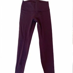 Maroon Lululemon leggings!!!